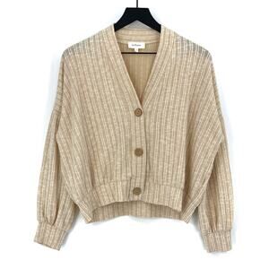 BÖHME Cropped Cardigan Beige S